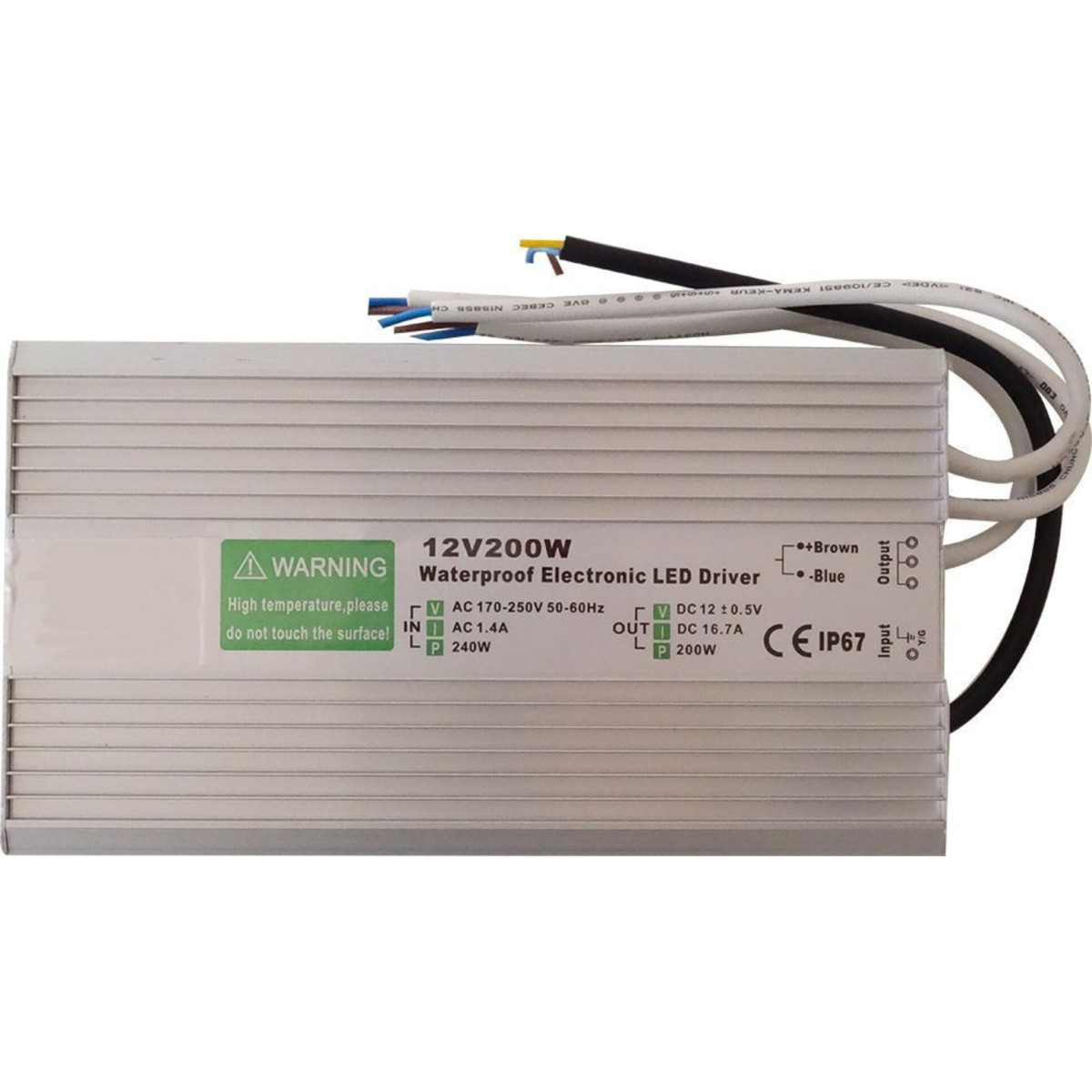 Sursa LED 12V, 300W, 25A, IP65