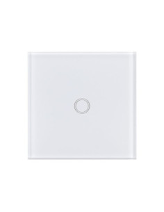 Intrerupator Scara Touch, Fata Sticla, Alb