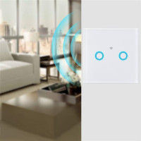 Intrerupator Dublu, Wi-Fi Touch, Sticla Alba - 3