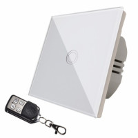 Intrerupator Touch Sticla Alba, Telecomanda
