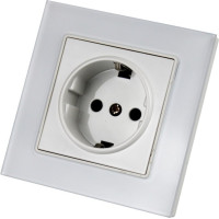 Priza Simpla, Rama Alba din Sticla