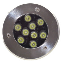 Spot LED RGB Pavaj, 9X1W, IP65, Fara Telecomanda