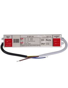 Sursa Slim 24V, 60W, 2.5A, IP67
