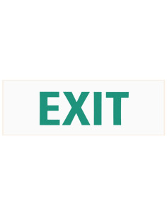 Autocolant Exit Verde, Fundal Alb, 310 x 90mm