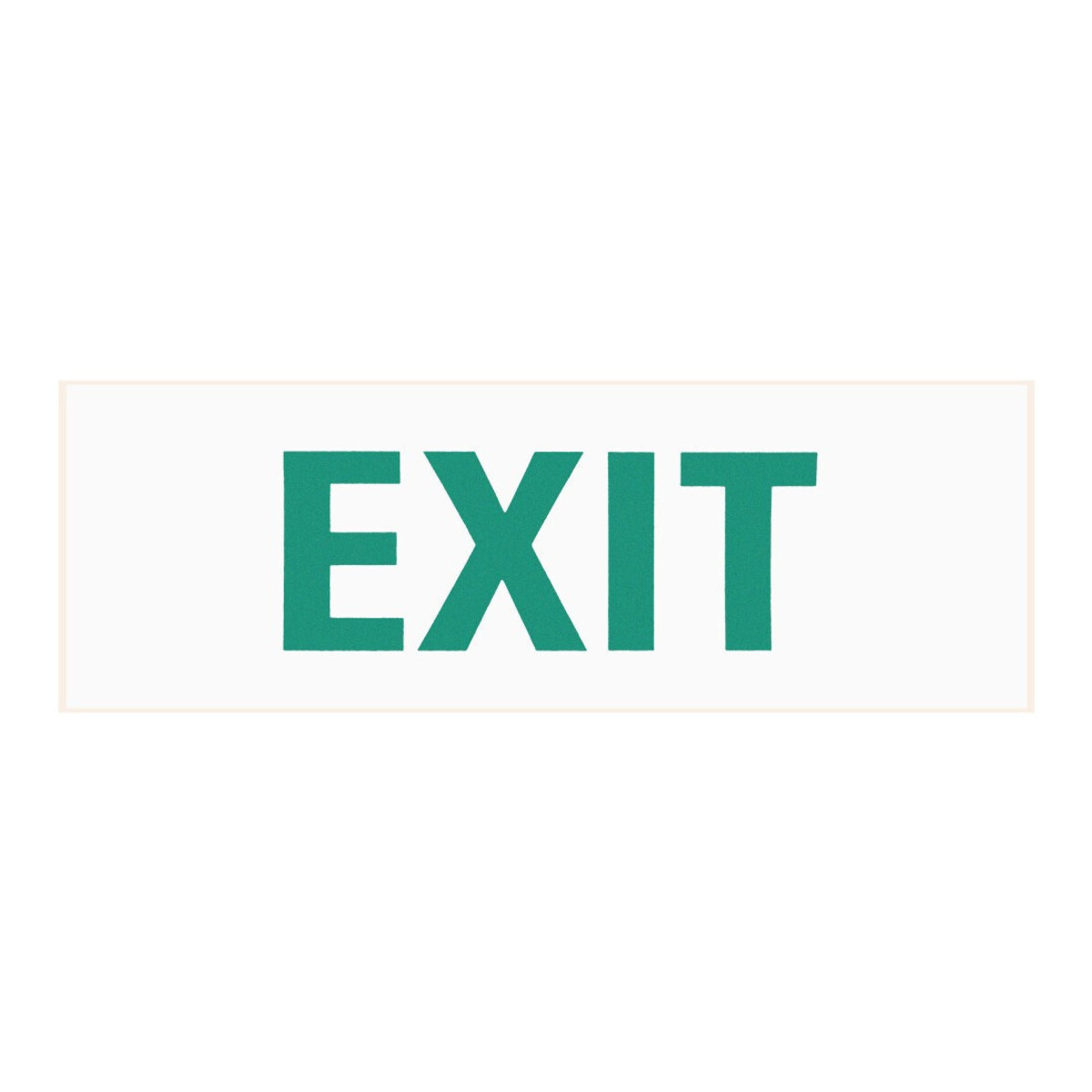 Autocolant Exit Verde, Fundal Alb, 310 x 90mm