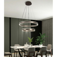 Lustra Cafenie LED, 165W, Ajustabila, Telecomanda IR - 3