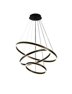 Lustra LED Cafenie, 300W, Ajustabila, cu Telecomanda IR