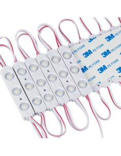 Set 20 Module LED, 12V, 1.5W, IP67, 3x2835 SMD
