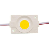 Set 20 Module LED COB, 9 LED-uri, 2.4W, 200 Lm, Alb Rece, IP65, 12V