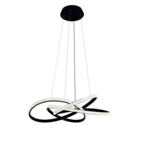 Lustra Neagra LED, Ajustabila, 86W
