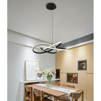 Lustra Neagra LED, Ajustabila, 86W - 3