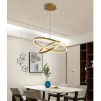 Lustra Aurie LED, 85W, Reglabila cu Telecomanda IR - 3