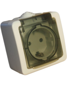 Priza Simpla, IP54, Spin Top