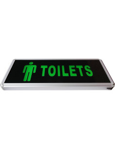Iluminat LED de Urgenta pentru Toalete Barbati, 2 Fete