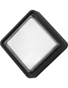 Aplica LED Exterior, 15W, Alb Cald, Patrata, IP65