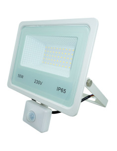 Proiector LED SMD 50W, Senzor Miscare, Lumina Alba Naturala