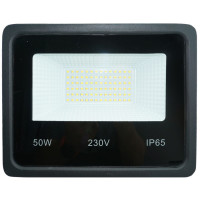 Proiector LED 50W, Negru, SMD, IP65, Lumina Alba Rece/Calda, 4 Ani Garantie