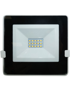 Proiector LED 10W, Senzor Crepuscular, Alb, 4000K, cu Fotocelula