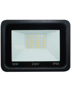 Proiector LED 30W, SMD, IP65, Negru, Alb Natural, Garantie 4 Ani