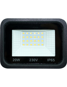 Proiector SMD 20W, Negru, IP65, Lumina Naturala, Garantie 4 Ani