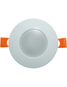 Spot LED Rotund, 7W, 560 Lumeni, Rama Alba, IP54