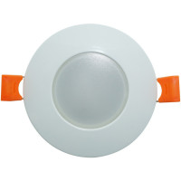 Spot LED Rotund, 5W, 400 Lumeni, IP54, Rama Alba