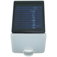 Proiector LED Solar, 12W, Senzor, IP54, 1500 Lumeni, 4000K, Negru