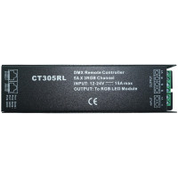 Dimmer si Controller, 15A, 12-24V, Compatibil DMX 512, Telecomanda - 3