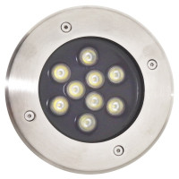 Pavaj LED Spot, 12X1W, IP68, Lumina Rece Alba
