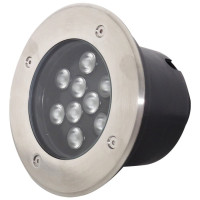 Pavaj LED Spot, 12X1W, IP68, Lumina Rece Alba - 3