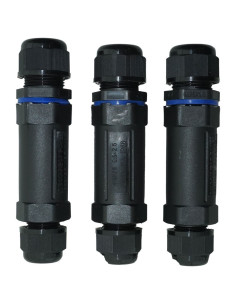 Conector Etans IP68, Liniar, pentru 3 Fire, Cablu 0.5-2.5mm