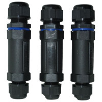 Conector Etans IP68, Liniar, pentru 3 Fire, Cablu 0.5-2.5mm - 3