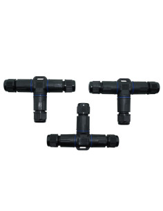Conector Etans IP68 "T", Cablu 2 Fire, 0.5-2.5mm