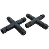 Conector Etans IP68 pentru 3 Fire, X, Cablu 0.5-2.5mm
