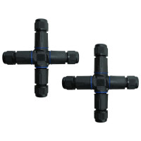 Conector Etans IP68 pentru 3 Fire, X, Cablu 0.5-2.5mm - 4