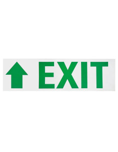 Autocolant Exit Sageata Sus, Alb, Dimensiuni 310 x 90 mm
