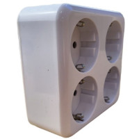 Priza Cvadrupla Aparenta, Alba - 4