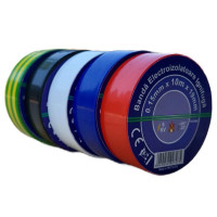 Banda Multicolora Ignifuga, Izolatoare 19x0.15mm, Lungime 10m - 3