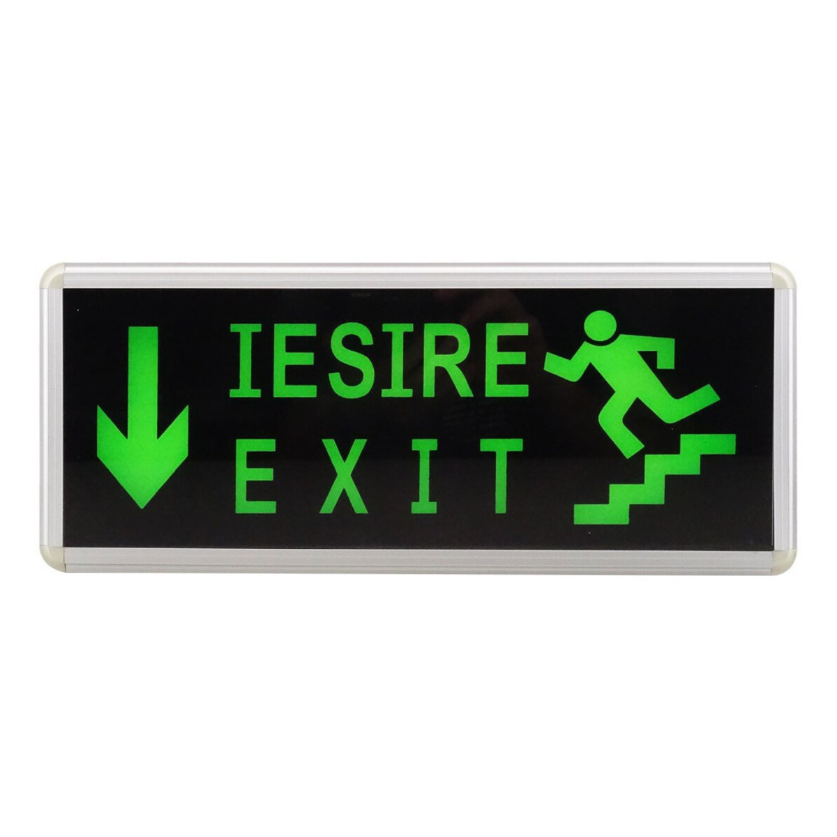 Lampa LED Scari, Sageata Jos, Iesire Exit, 1 Fata