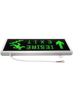 Lampa LED Scari, Sageata Jos, Iesire Exit, 1 Fata