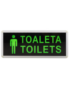 Lampa LED de Urgenta, Toaleta Barbati, 1 Fata