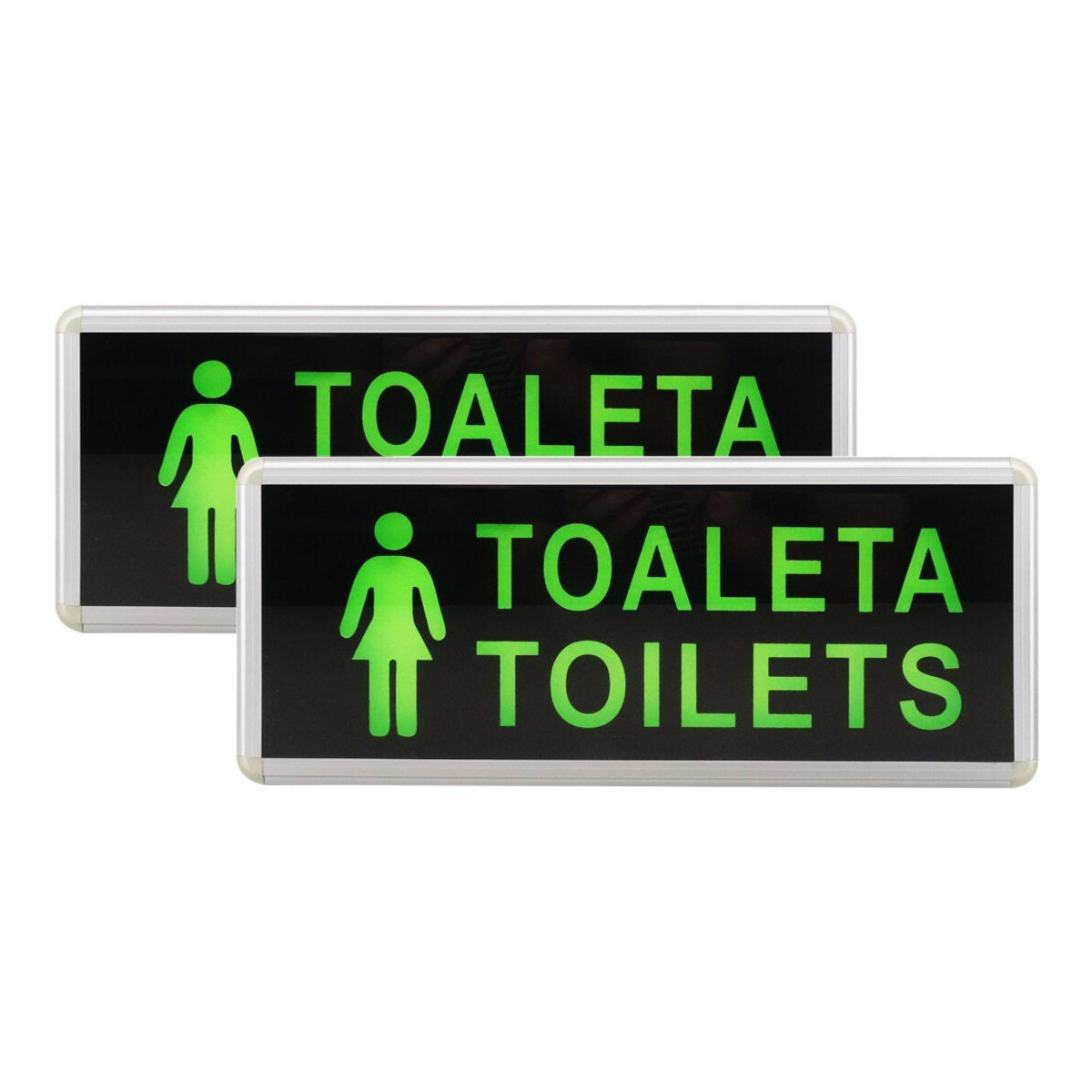 Lampa LED de Urgenta, Toaleta Toilets Femei, 2 Fete