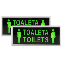 Indicator LED Cu Doua Fete, Toaleta Femei-Barbati