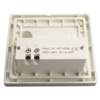 Spot LED Incastrabil 1W, Argintiu, Senzor Perete/Scara, Lumina Alb Natural - 4