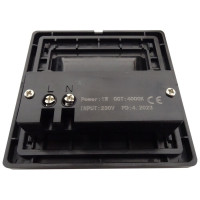 Spot LED Negru, 1W, Incastrabil, Alb Cald, Ideal pentru Scari si Pereti - 4
