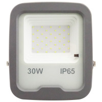 Proiector LED 30W, 6400K, Gri, cu Telecomanda si Senzor Crepuscular - 3