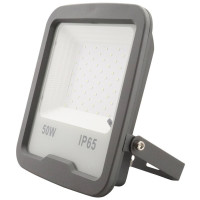 Proiector LED 50W, Gri, 6400K, Telecomanda si Senzor Crepuscular - 4