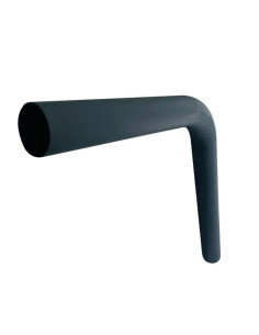 Brat Lampa Stradala Neagra, 100 cm, D-60 mm, Unghi 120°