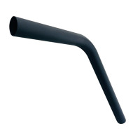 Brat Lampa Stradala Neagra, 100 cm, D-60 mm, Unghi 120°