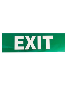 Autocolant Lampi IP65, Dimensiuni 29.5x9.7 cm, Indicator Exit